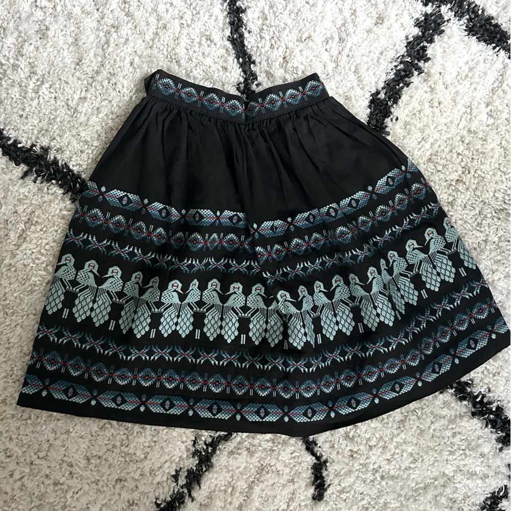 Vintage 50s Sombol Midi Skirt XS 24” waist